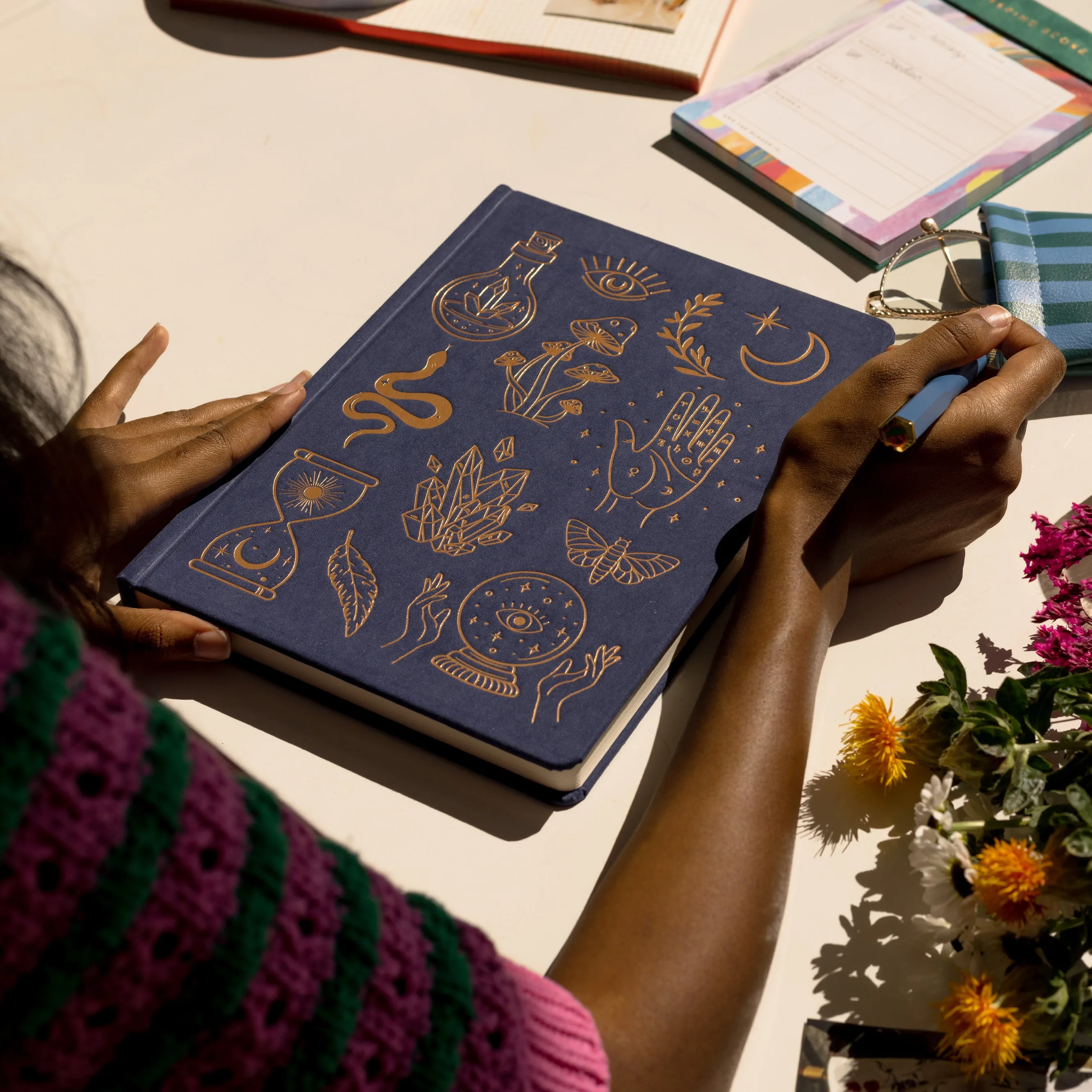 Jumbo Suedette Journal | Mystic Icons