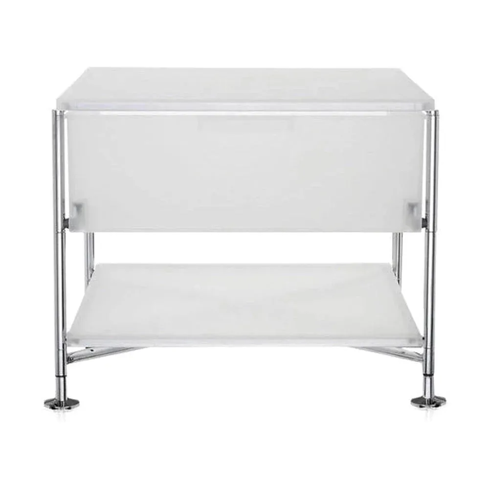 Kartell Mobil 1 Drawer With Feet, Ice