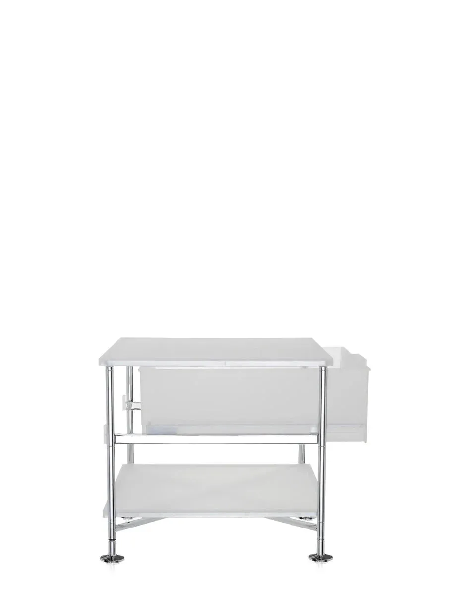 Kartell Mobil 1 Drawer With Feet, Ice