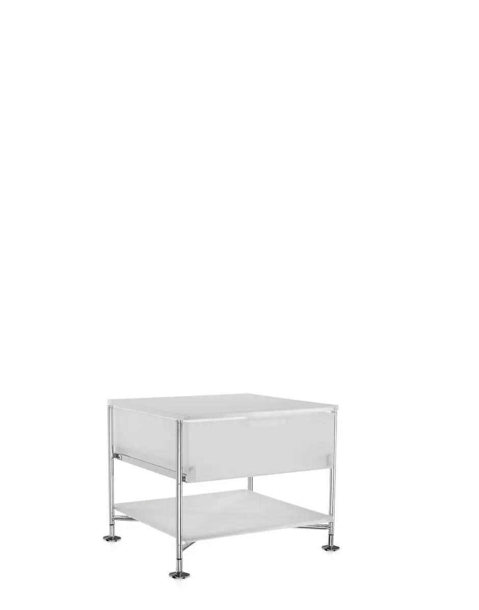 Kartell Mobil 1 Drawer With Feet, Ice