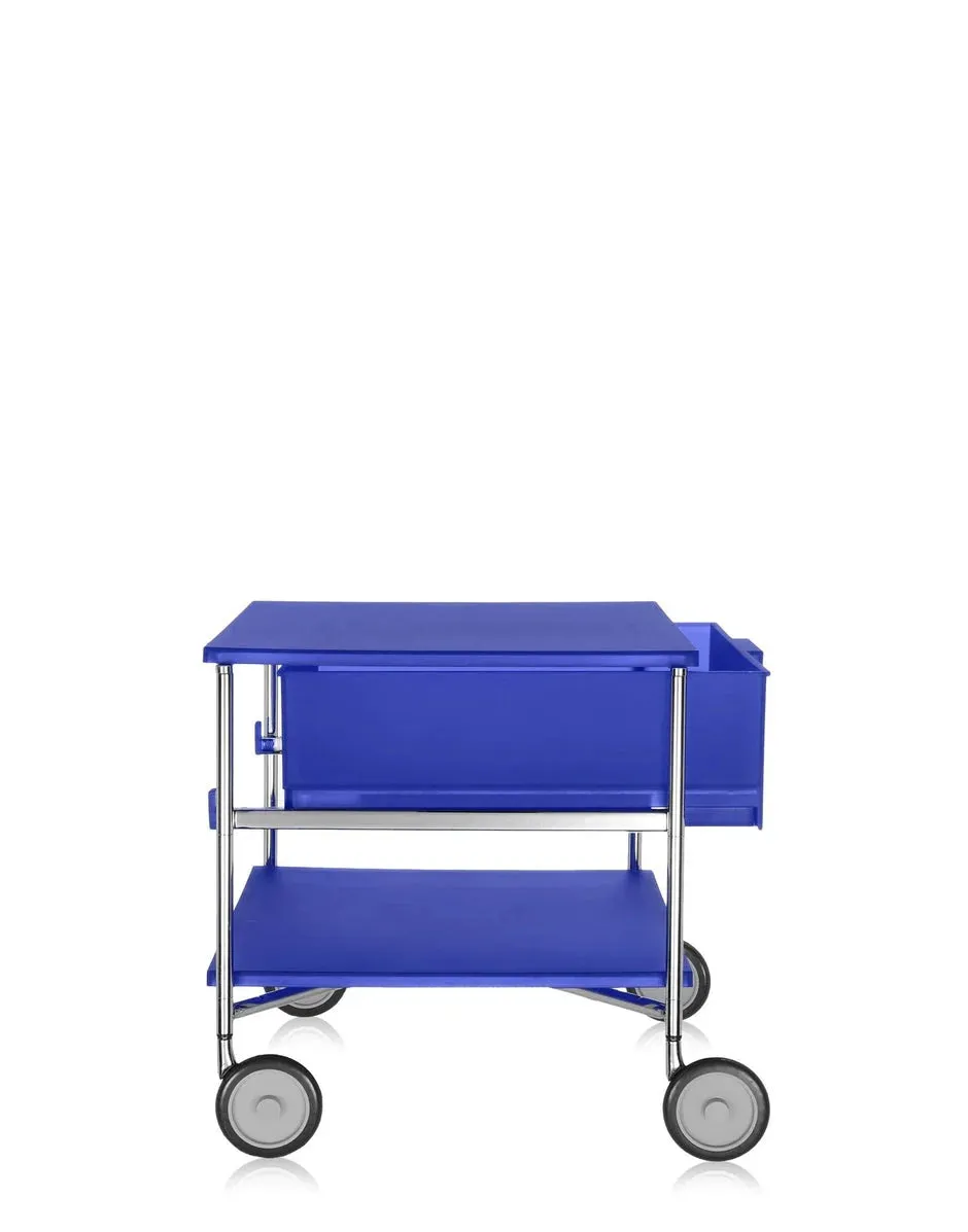 Kartell Mobil 1 Drawer With Wheels, Cobalt Blue