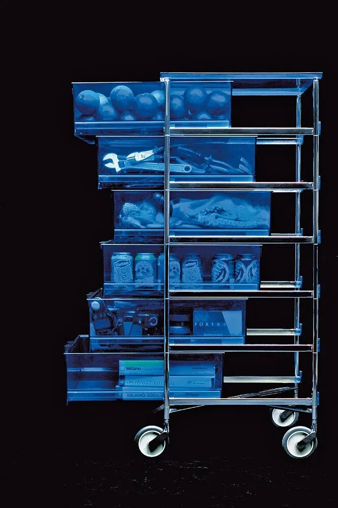 Kartell Mobil 2 Drawer With Wheels, Cobalt Blue