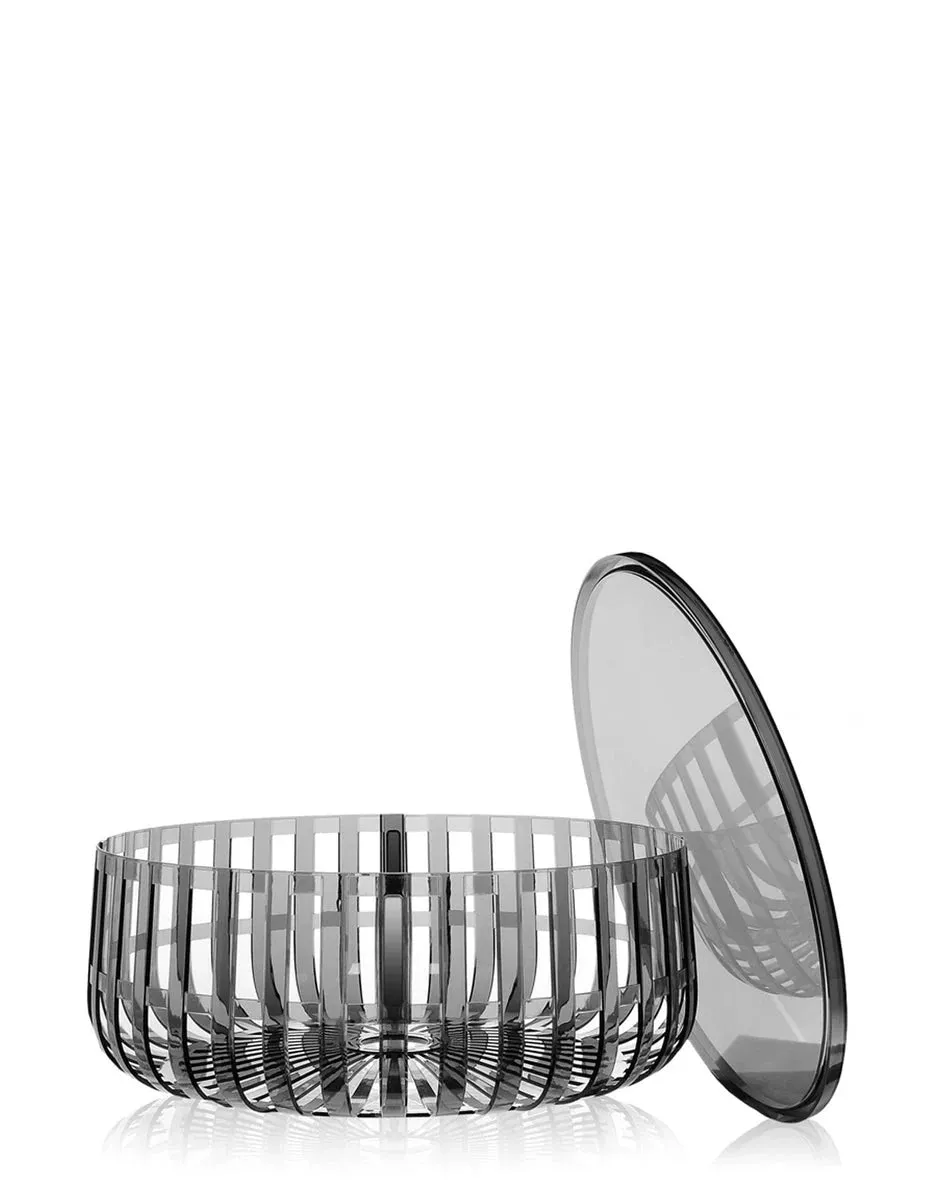 Kartell Panier Basket Container, Fume