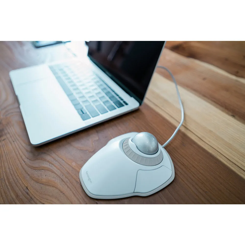 Kensington Orbit Trackball with Scroll Ring  White