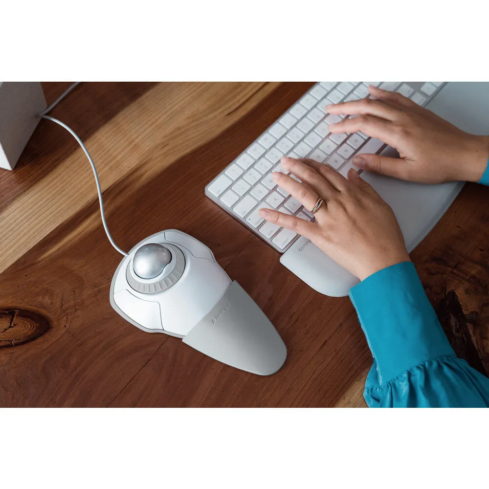 Kensington Orbit Trackball with Scroll Ring  White
