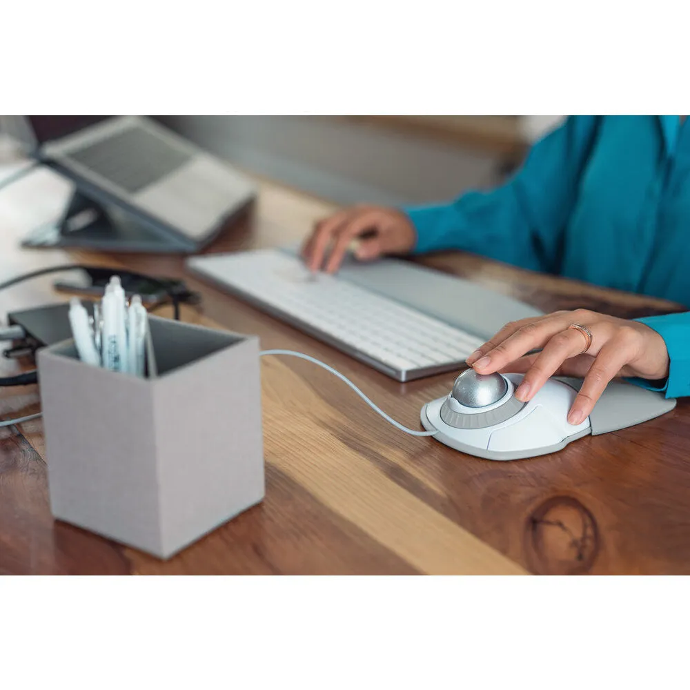 Kensington Orbit Trackball with Scroll Ring  White