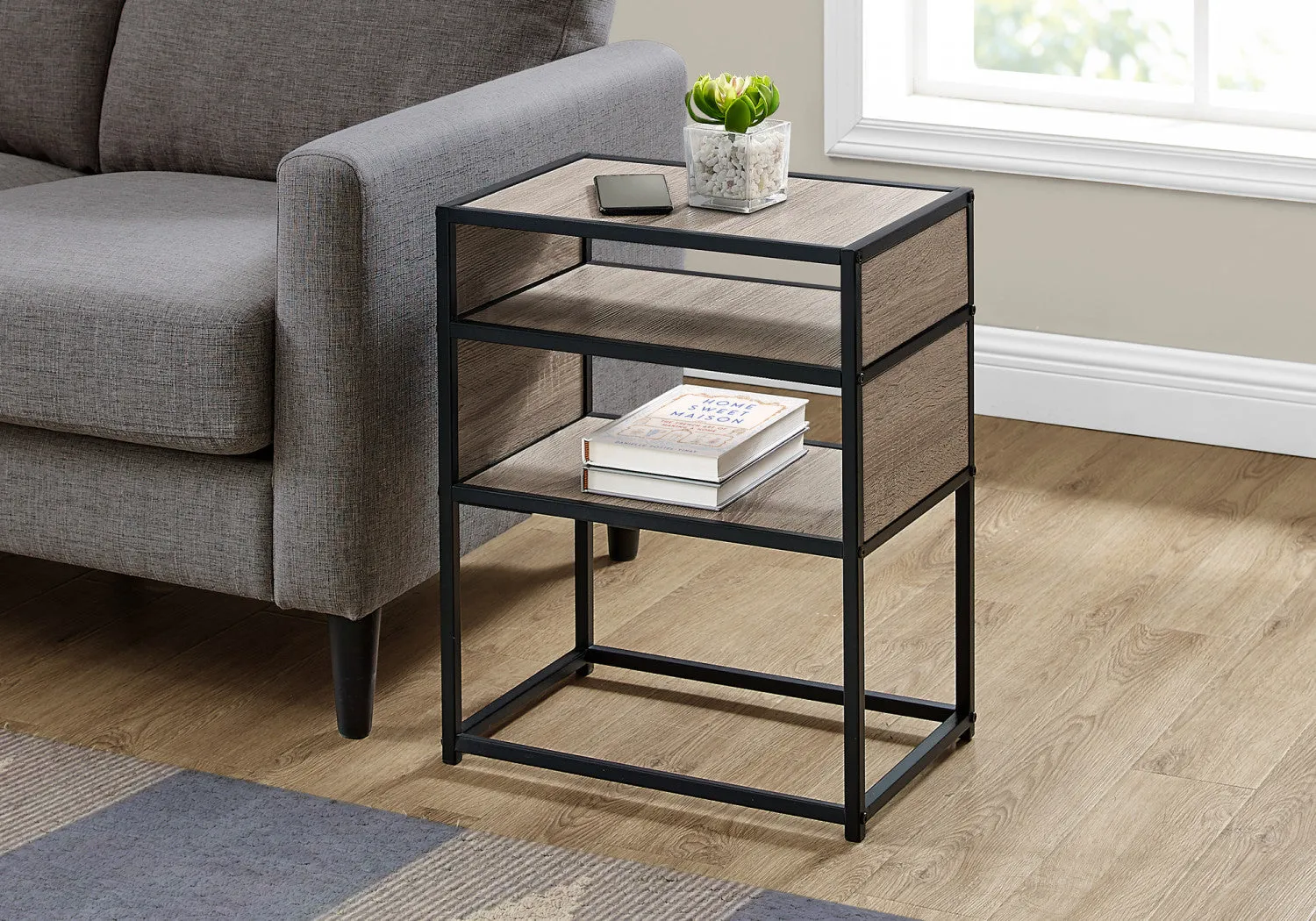 Lark Side Table - Taupe