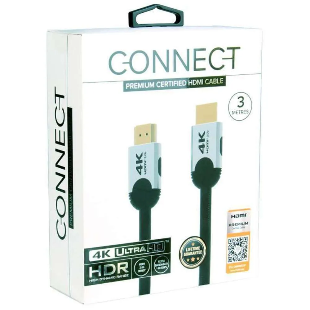 Laser Premium Certified 4K HDMI Cables 3m