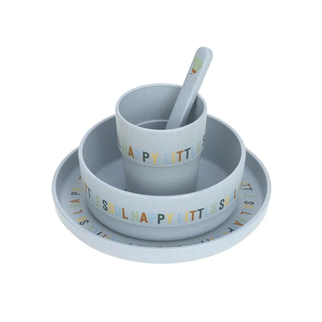 Lassig Dish Set Cellulose - Happy Fruits - Lemon