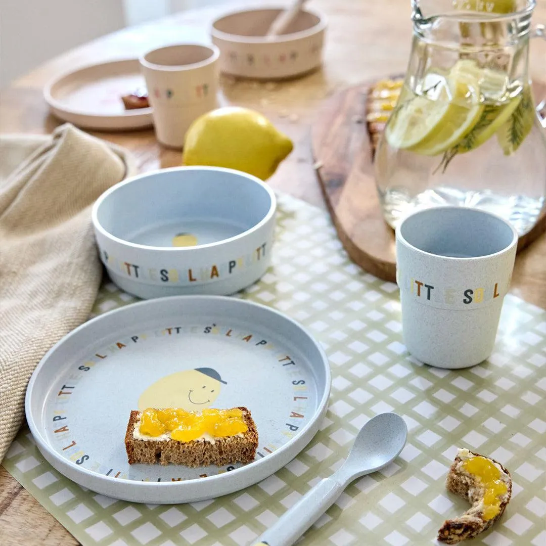 Lassig Dish Set Cellulose - Happy Fruits - Lemon