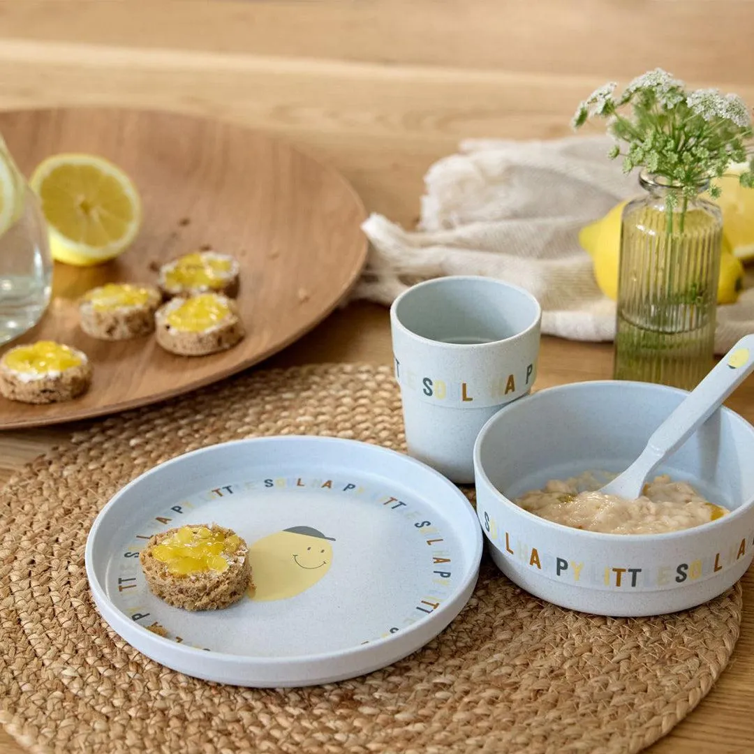 Lassig Dish Set Cellulose - Happy Fruits - Lemon