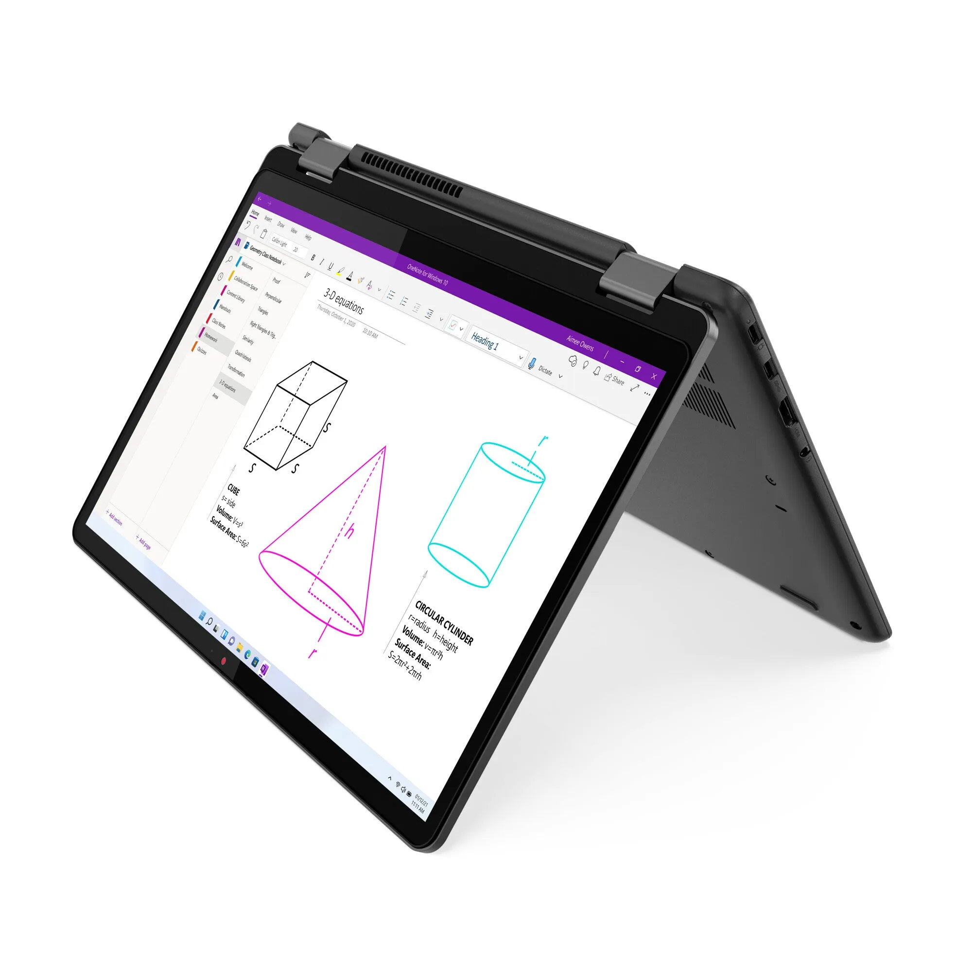 Lenovo 13w Yoga G2 13.3" 2-in-1 Laptop - AMD Ryzen 5 5625U, 8GB RAM, 256GB SSD, Touchscreen, Windows 11 Pro, Black