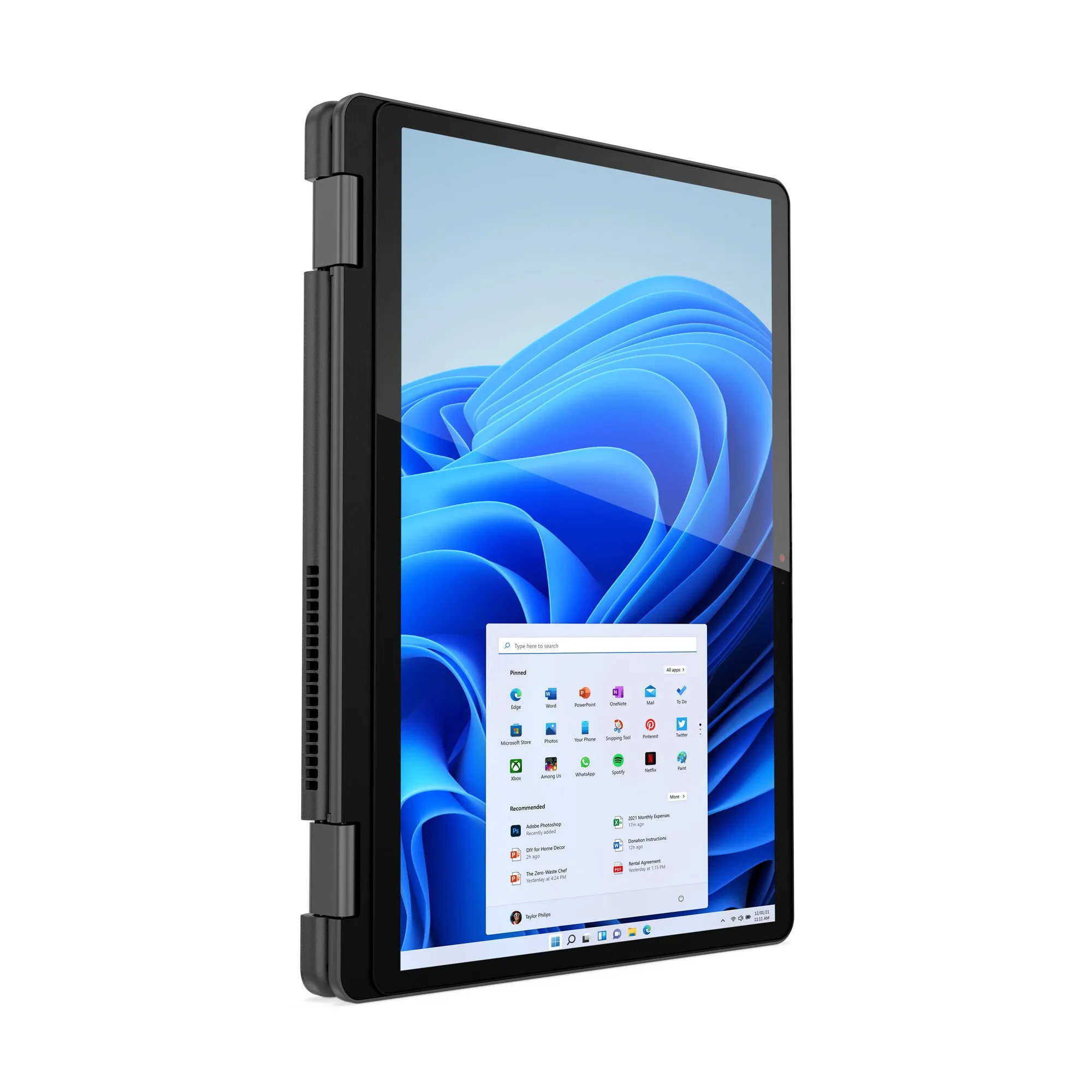 Lenovo 13w Yoga G2 13.3" 2-in-1 Laptop - AMD Ryzen 5 5625U, 8GB RAM, 256GB SSD, Touchscreen, Windows 11 Pro, Black