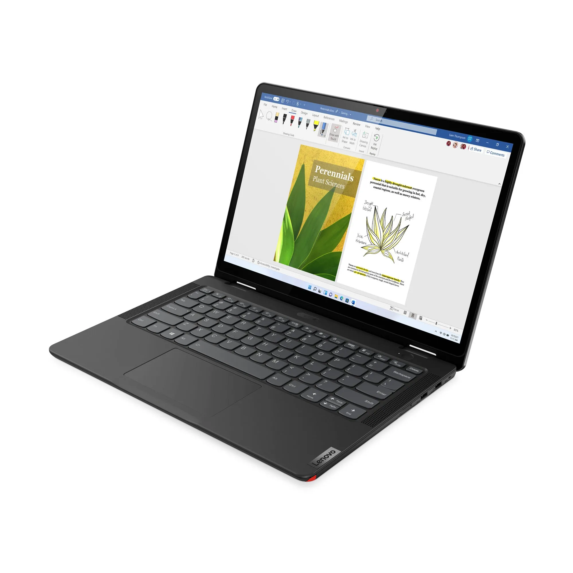Lenovo 13w Yoga G2 13.3" 2-in-1 Laptop - AMD Ryzen 5 5625U, 8GB RAM, 256GB SSD, Touchscreen, Windows 11 Pro, Black