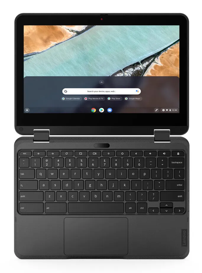Lenovo 300e G2 11.6" Chromebook - AMD 3015Ce, 4GB RAM, 32GB eMMC, Touchscreen, ChromeOS, Grey