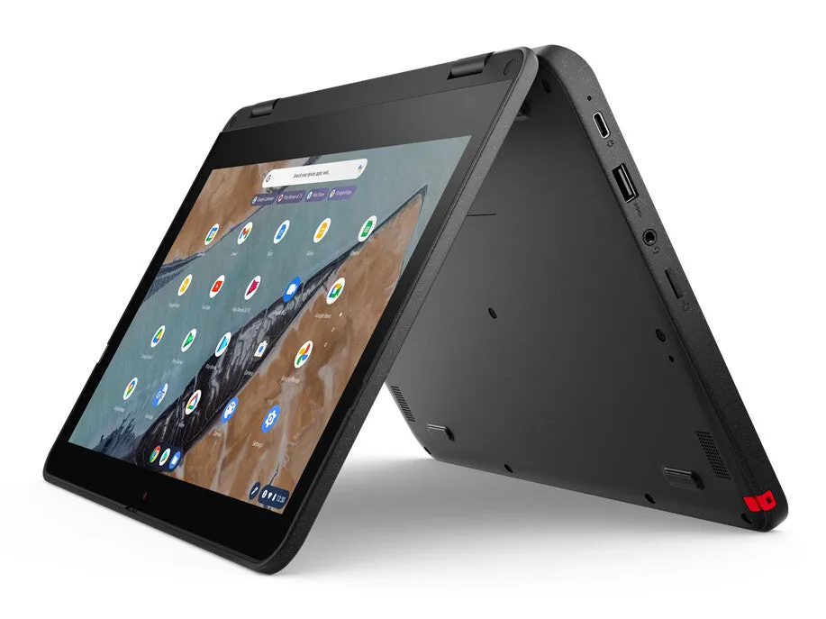 Lenovo 300e G2 11.6" Chromebook - AMD 3015Ce, 4GB RAM, 32GB eMMC, Touchscreen, ChromeOS, Grey