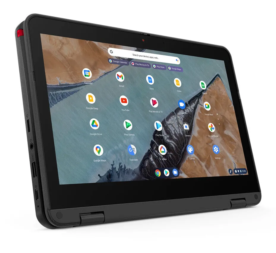 Lenovo 300e G2 11.6" Chromebook - AMD 3015Ce, 4GB RAM, 32GB eMMC, Touchscreen, ChromeOS, Grey