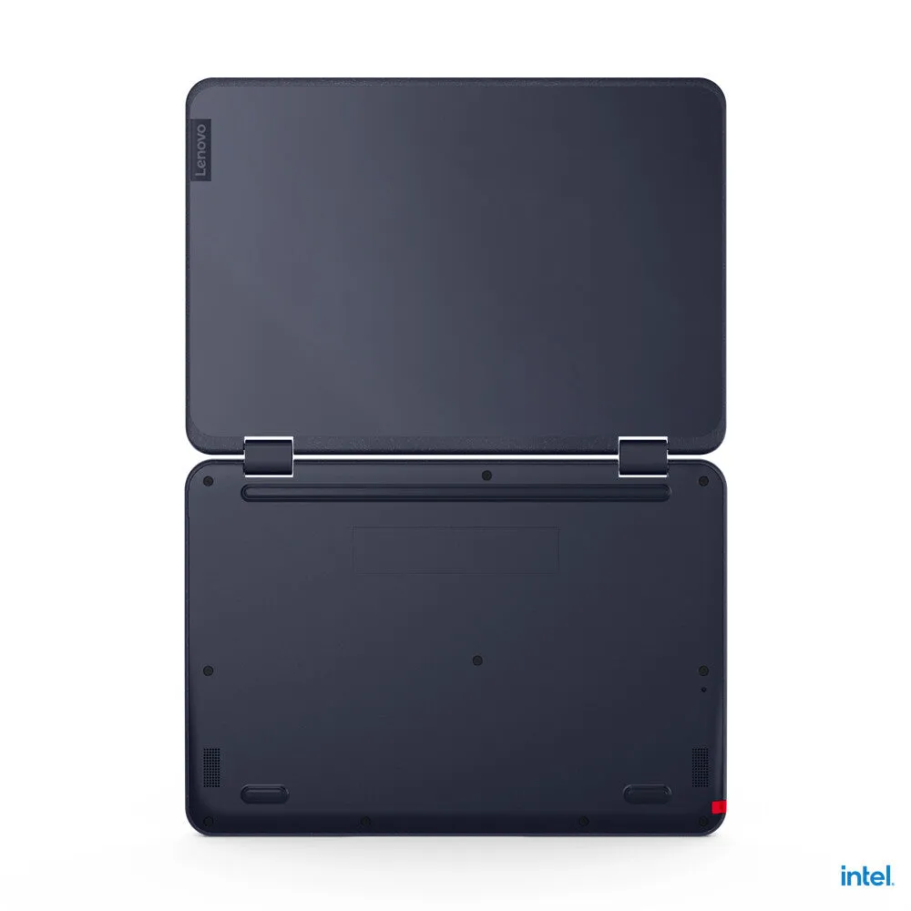 Lenovo 500w G3 11.6" 2-in-1 Laptop - Intel Celeron N5100, 4GB RAM, 128GB SSD, Touchscreen, Windows 11 Pro, Blue