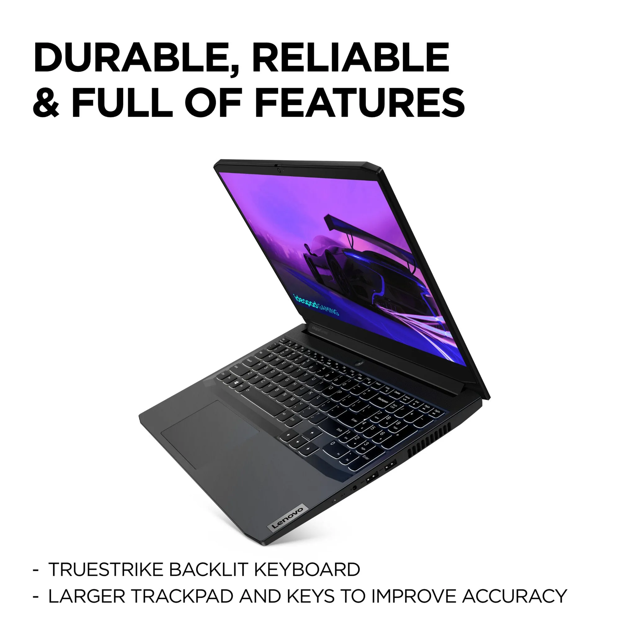Lenovo IdeaPad Gaming 3 G3 15.6" Gaming Laptop - Intel Core i5-11320H, GTX 1650, 8GB RAM, 512GB SSD, NVIDIA GeForce GTX 1650, Windows 11 Home, Black