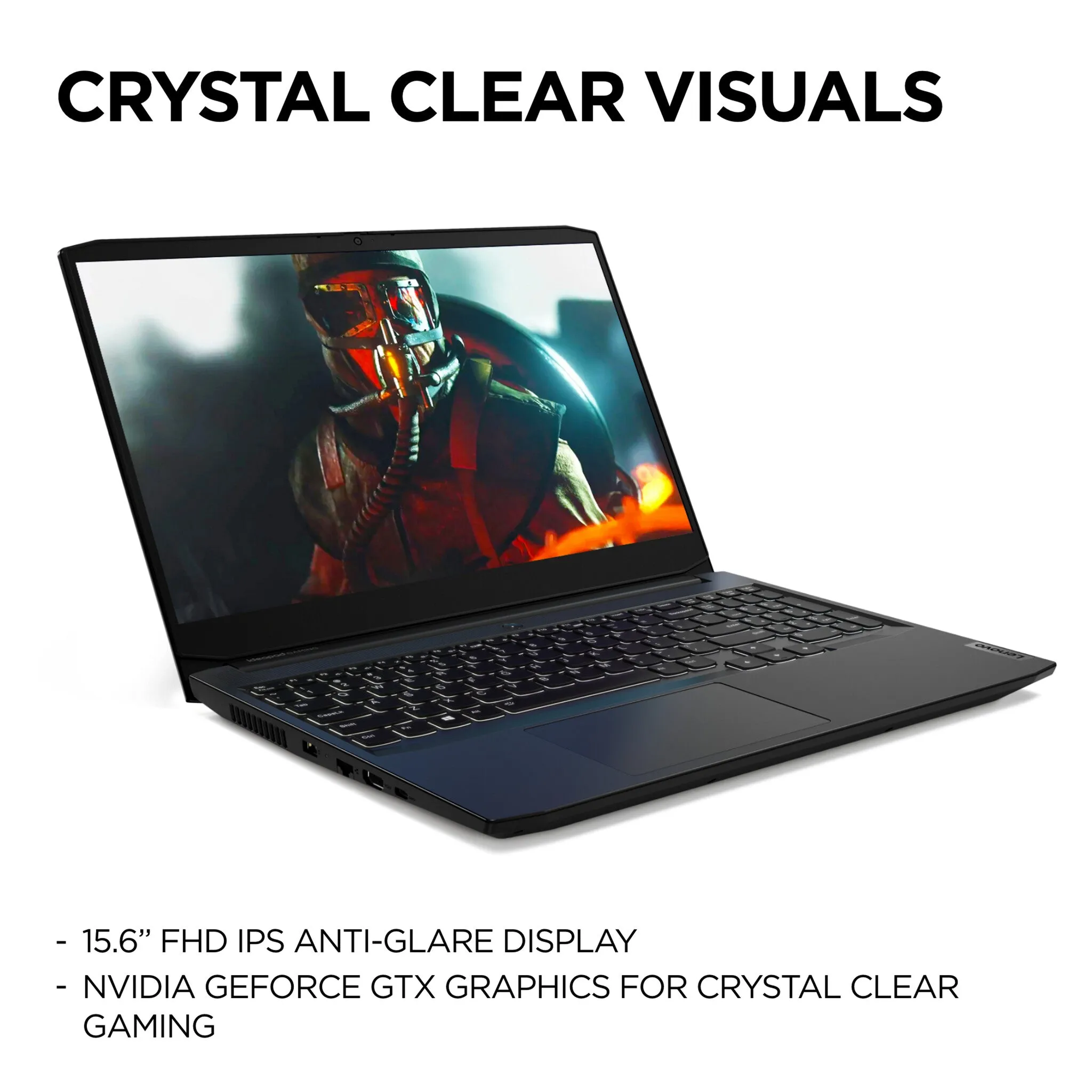 Lenovo IdeaPad Gaming 3 G3 15.6" Gaming Laptop - Intel Core i5-11320H, GTX 1650, 8GB RAM, 512GB SSD, NVIDIA GeForce GTX 1650, Windows 11 Home, Black