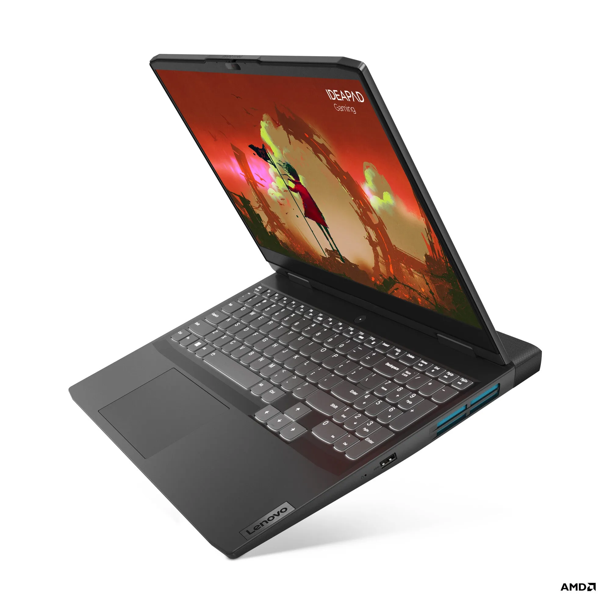 Lenovo IdeaPad Gaming 3 G7 15ARH7 15.6" Laptop - AMD Ryzen 5 6600H, 8GB RAM, 512GB SSD, NVIDIA GeForce RTX 3050, Windows 11 Home, Grey