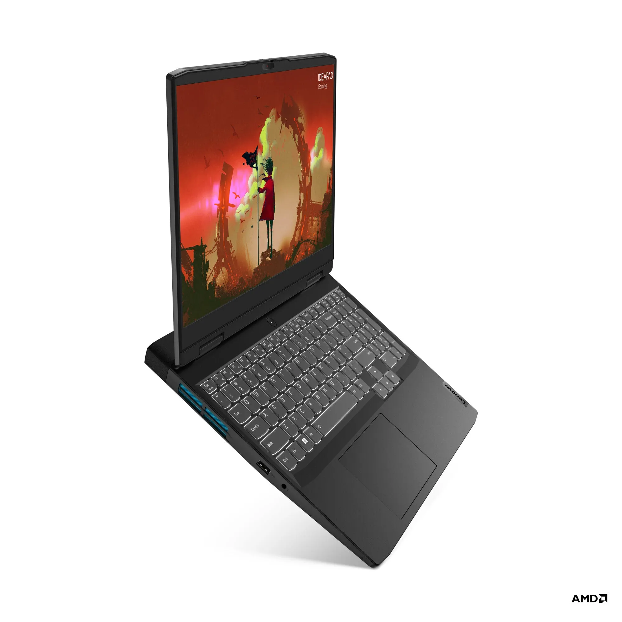 Lenovo IdeaPad Gaming 3 G7 15ARH7 15.6" Laptop - AMD Ryzen 5 6600H, 8GB RAM, 512GB SSD, NVIDIA GeForce RTX 3050, Windows 11 Home, Grey