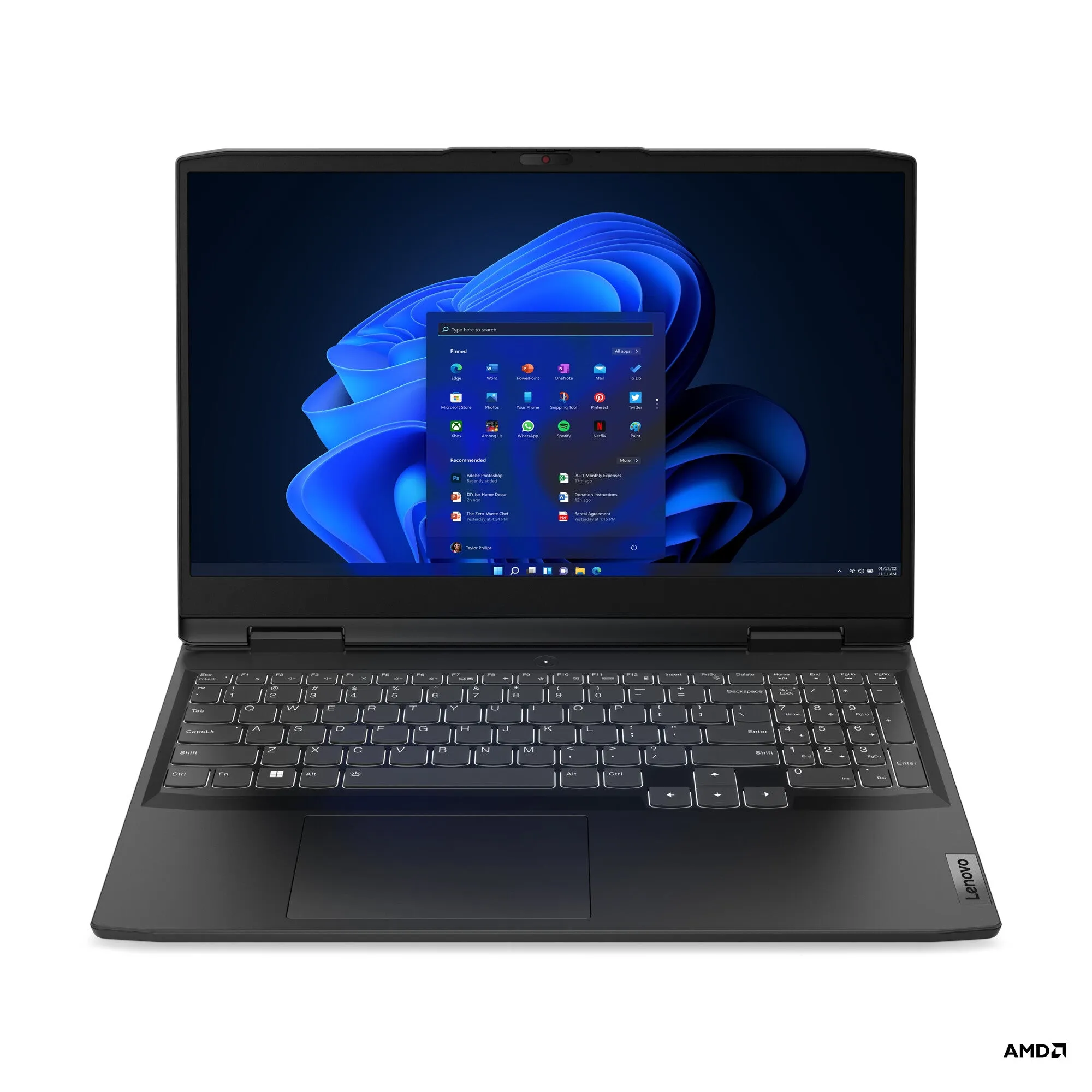 Lenovo IdeaPad Gaming 3 G7 15ARH7 15.6" Laptop - AMD Ryzen 5 6600H, 8GB RAM, 512GB SSD, NVIDIA GeForce RTX 3050, Windows 11 Home, Grey