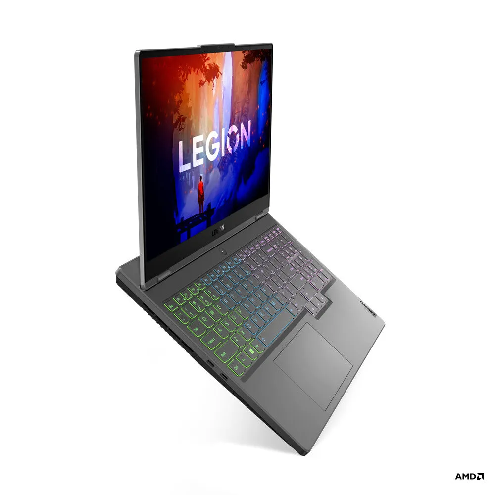Lenovo Legion 5 15.6" Laptop - AMD Ryzen 7 6800H, 16GB RAM, 512GB SSD, NVIDIA GeForce RTX 3060, Windows 11 Home, Grey/Black
