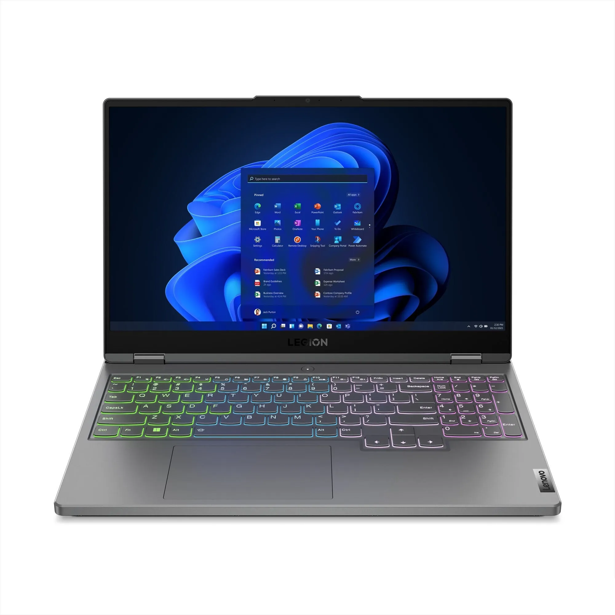 Lenovo Legion 5 G7 15ARH7H 15.6" Laptop - AMD Ryzen 7 6800H, 16GB RAM, 512GB SSD, Wide Quad HD, Windows 11 Home, Grey