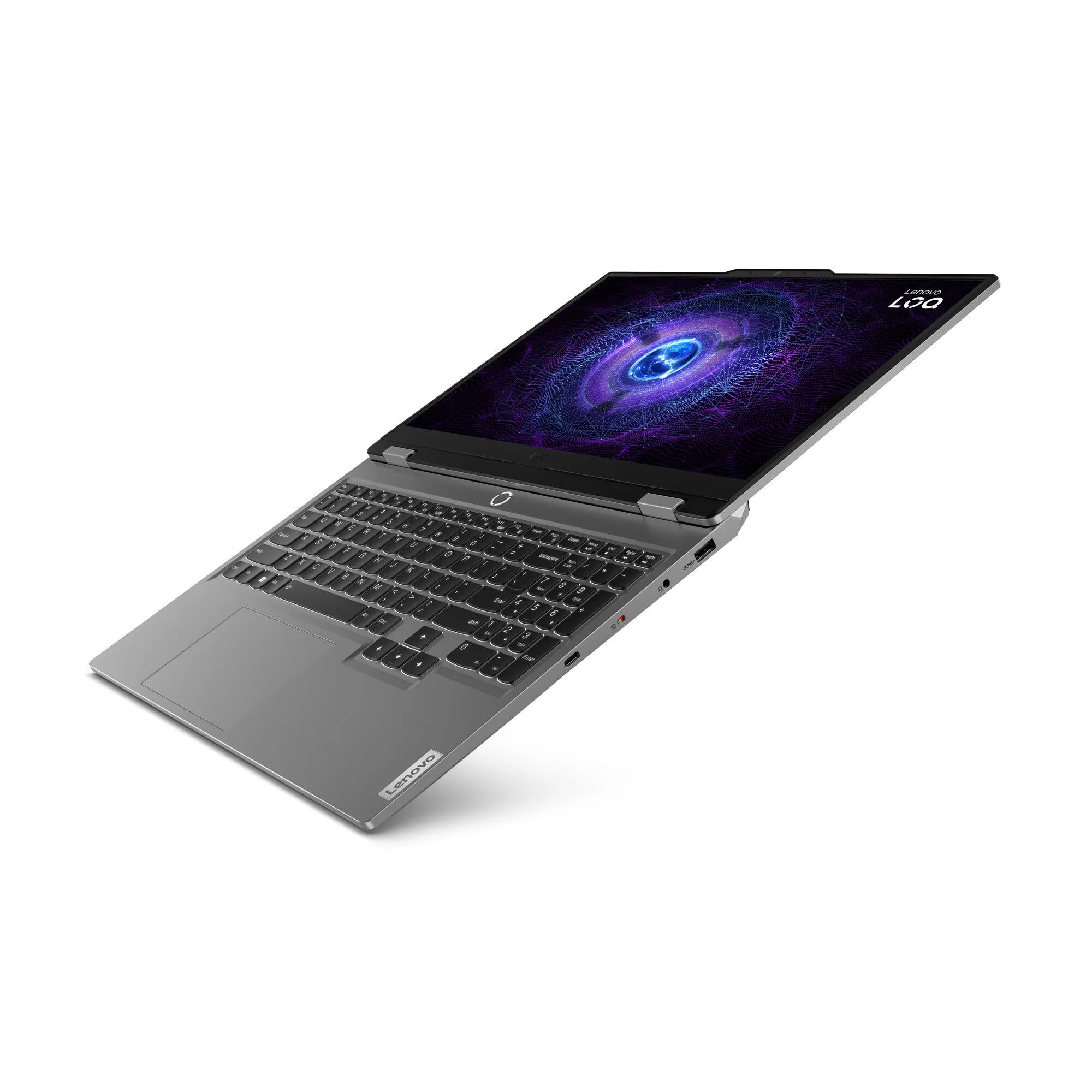 Lenovo LOQ 15.6" Gaming Laptop - Intel Core i5-12450HX, A530M, 16GB RAM, 512GB SSD, IPS, Windows 11 Home, Grey