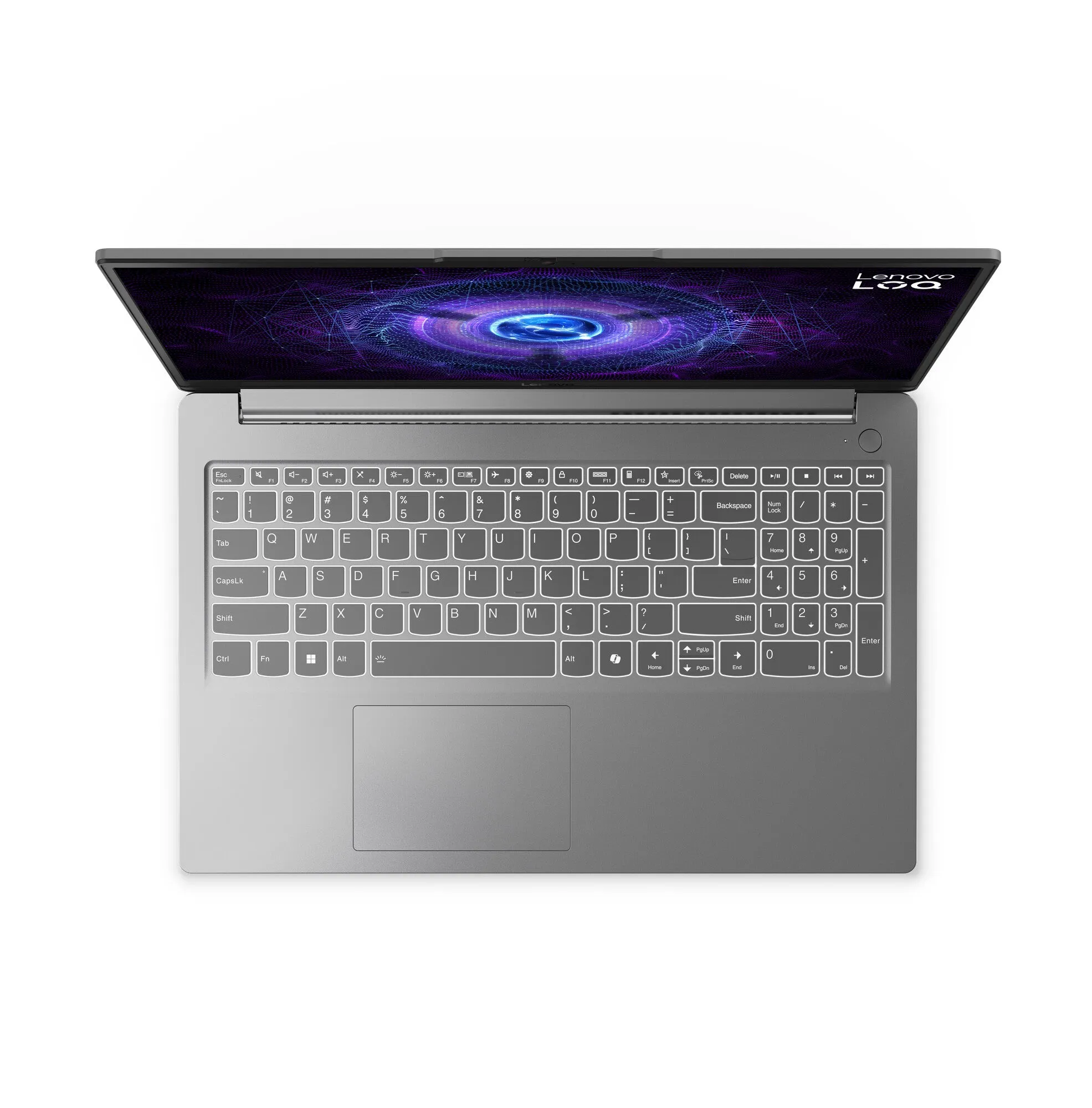 Lenovo LOQ 15IAX9E Intel Core i5 i5-12450HX Laptop 39.6 cm (15.6") Full HD 16 GB DDR5-SDRAM 512 GB SSD NVIDIA GeForce RTX 2050 Wi-Fi 6 (802.11ax) Windows 11 Home UK English Grey