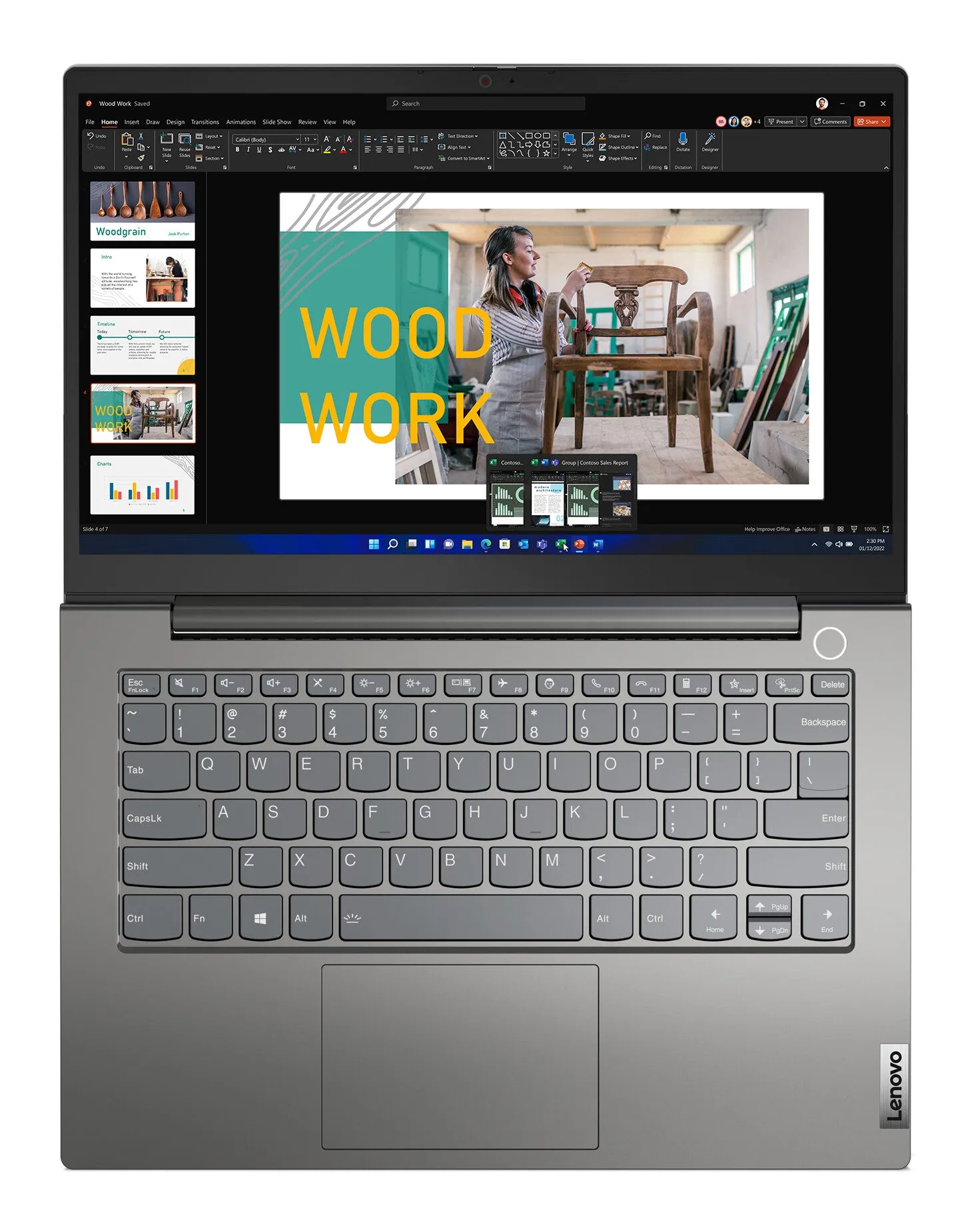 Lenovo ThinkBook 14 G2 14" Laptop - AMD Ryzen 5 5625U, 8GB RAM, 256GB SSD, Windows 11 Pro, Grey