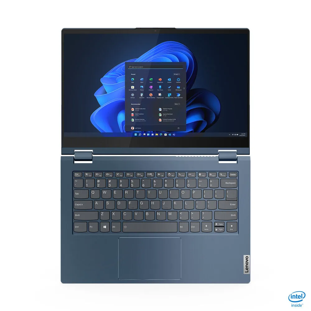 Lenovo ThinkBook 14s Yoga G2 14" 2-in-1 Laptop - Intel Core i7-1255U, 16GB RAM, 512GB SSD, Touchscreen, Windows 11 Pro, Blue
