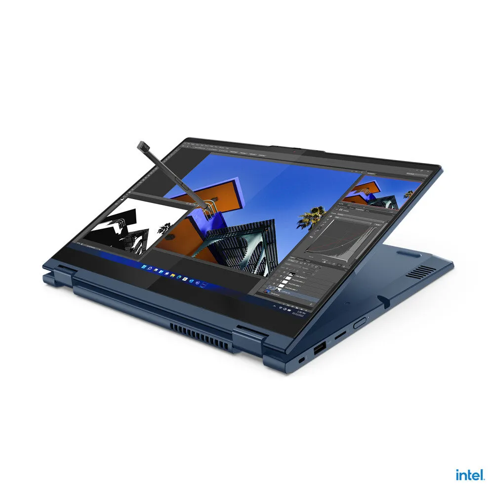 Lenovo ThinkBook 14s Yoga G2 14" 2-in-1 Laptop - Intel Core i7-1255U, 16GB RAM, 512GB SSD, Touchscreen, Windows 11 Pro, Blue