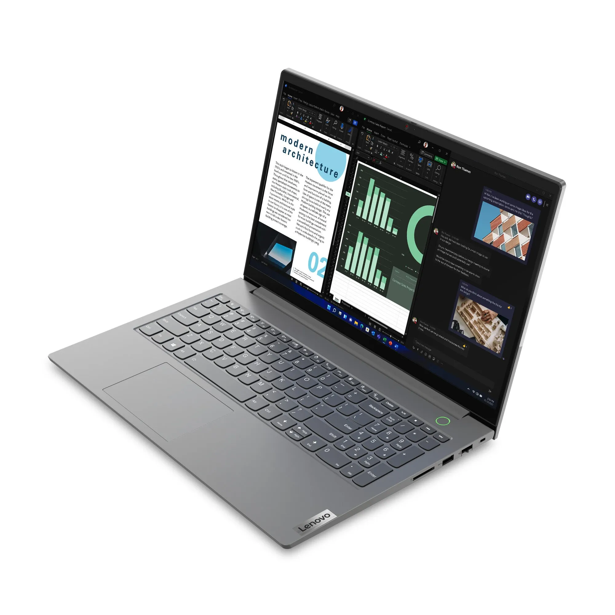 Lenovo ThinkBook 15 G4 15.6" Laptop - AMD Ryzen 7 5825U, 16GB RAM, 512GB SSD, Windows 11 Pro, Grey