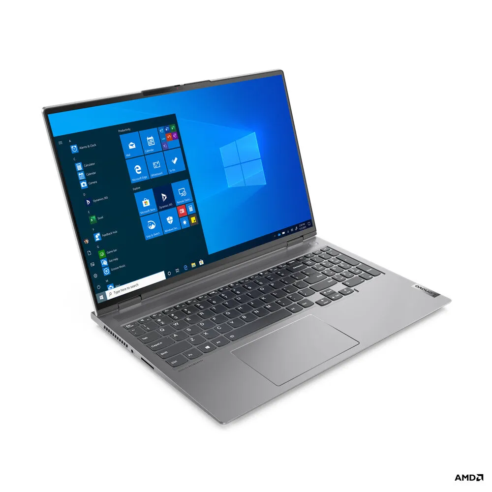 Lenovo ThinkBook 16p G2 16" Laptop - AMD Ryzen 7 5800H, 16GB RAM, 512GB SSD, NVIDIA GeForce RTX 3060, WQXGA, Windows 11 Pro, Grey