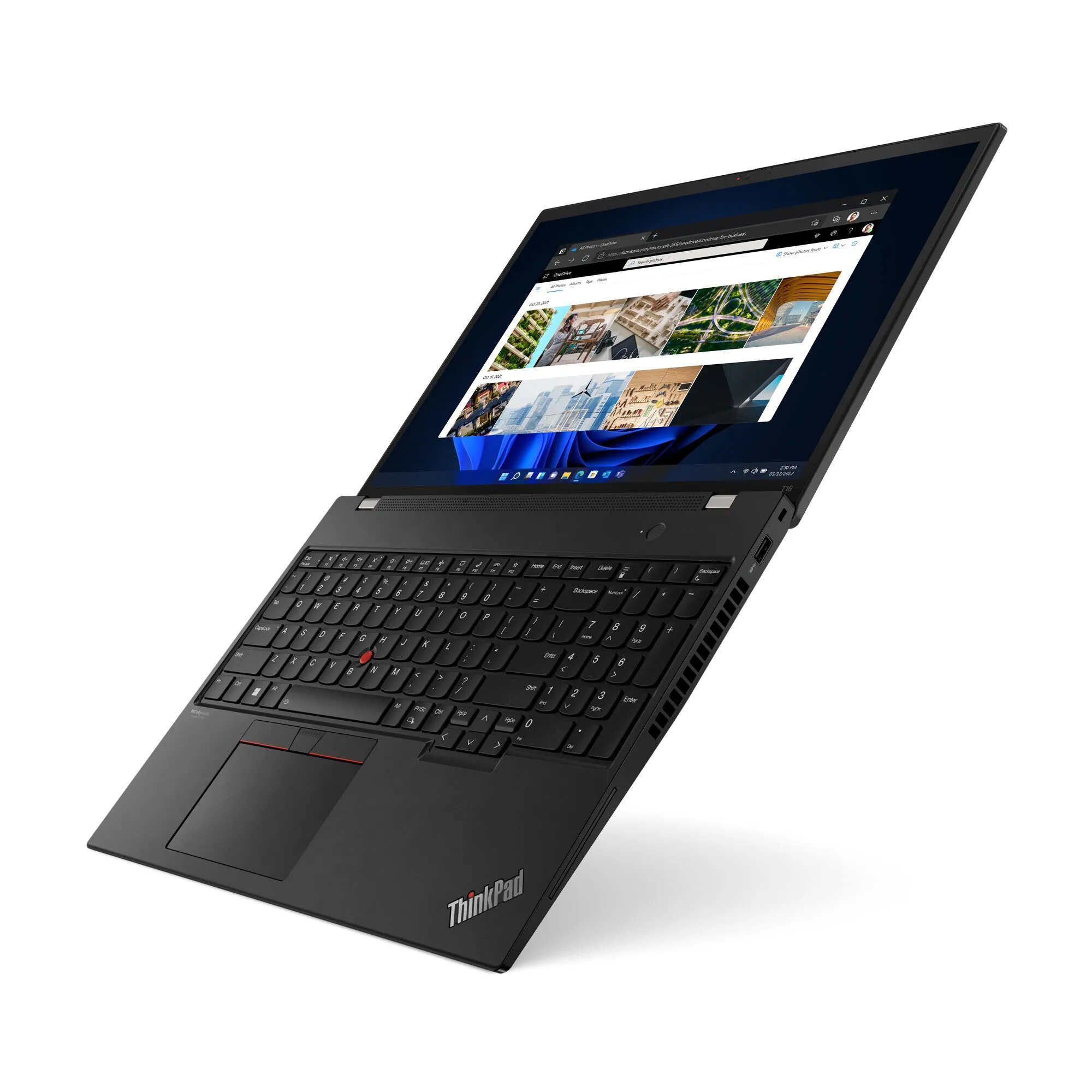 Lenovo ThinkPad T16 G1 16" Laptop - Intel Core i5-1235U, 8GB RAM, 256GB SSD, Windows 11 Pro, Black