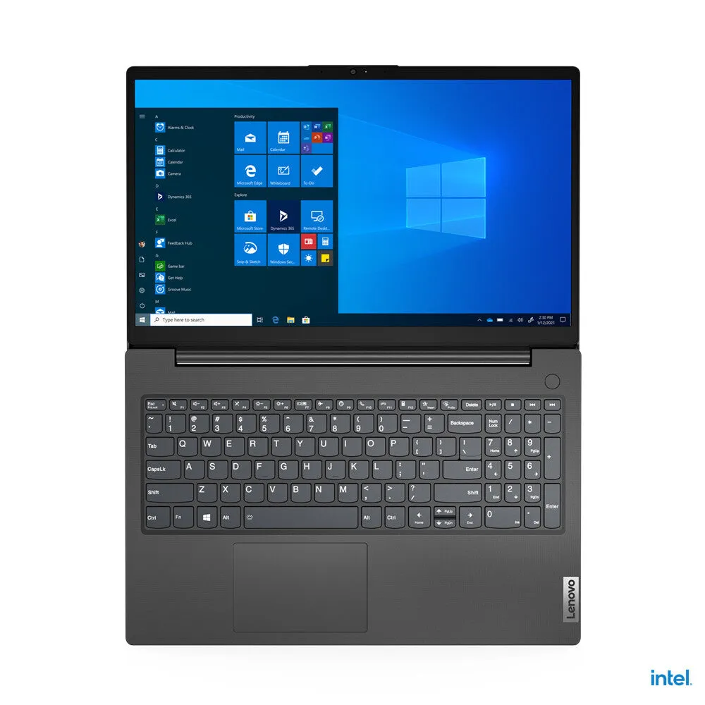 Lenovo V15 15.6" Laptop - Intel Core i5-1135G7, 8GB RAM, 512GB SSD, Windows 10 Home, Black