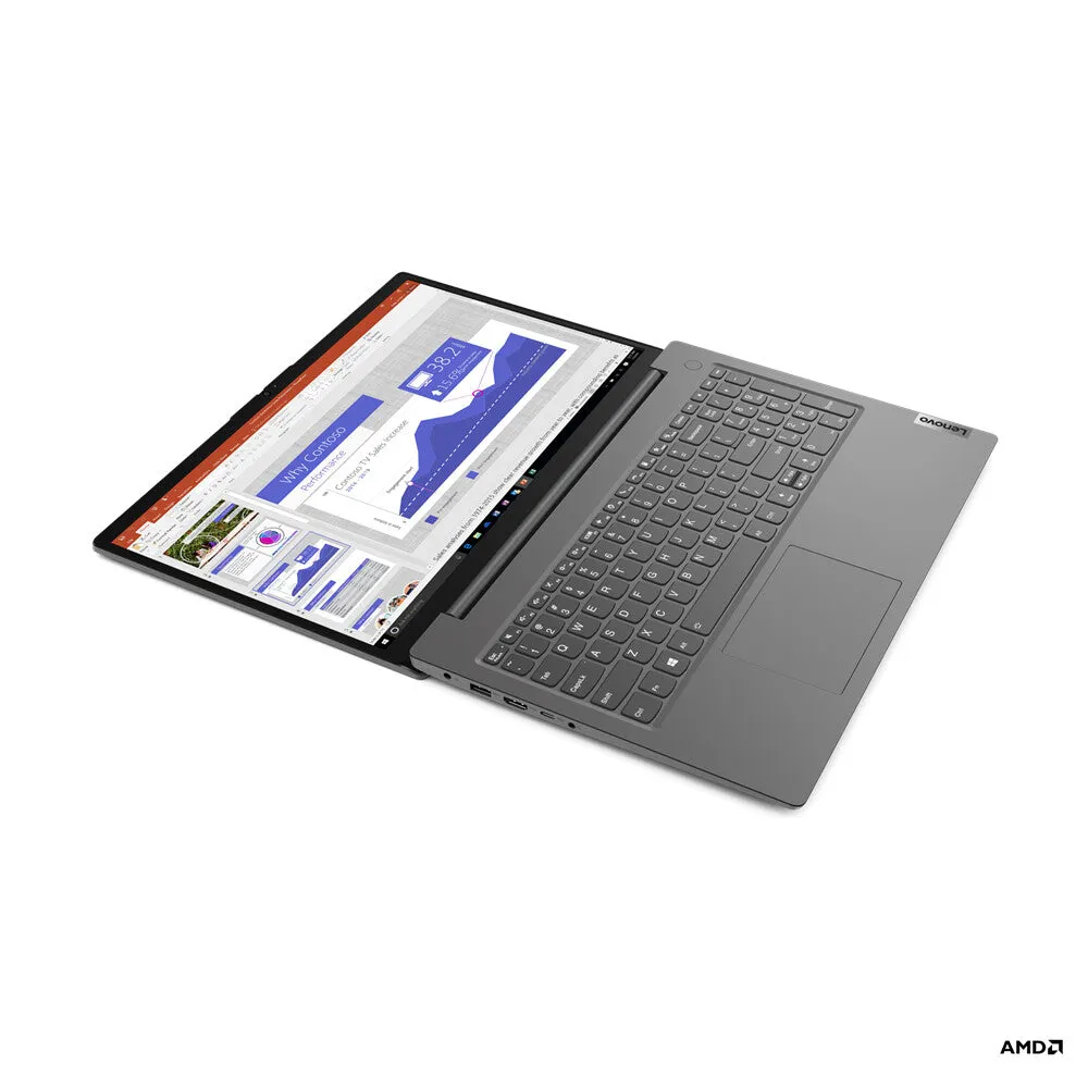 Lenovo V15 G2 ALC 15.6" Laptop - AMD Ryzen 3 5300U, 8GB RAM, 256GB SSD, Windows 11 Home, Black