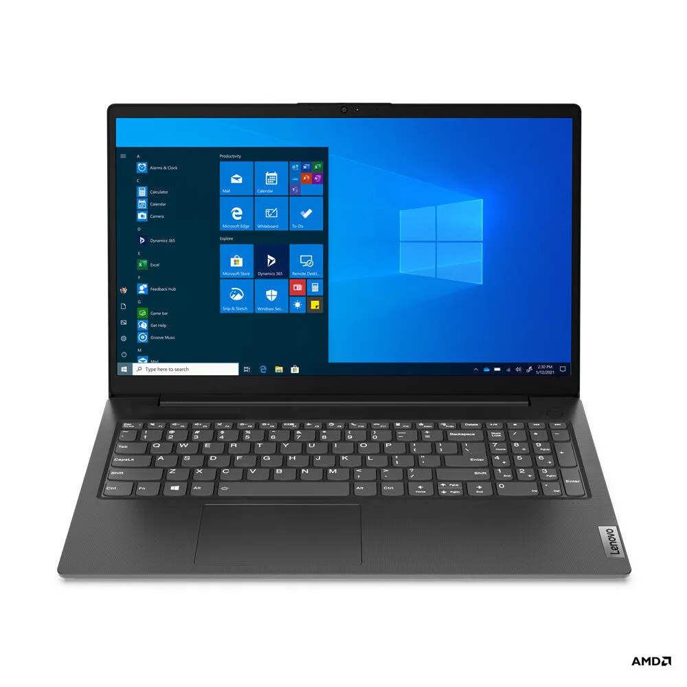 Lenovo V15 G2 ALC 15.6" Laptop - AMD Ryzen 3 5300U, 8GB RAM, 256GB SSD, Windows 11 Home, Black