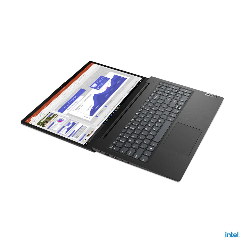 Lenovo V15 G2 IJL 15.6" Laptop - Intel Pentium Silver N6000, 8GB RAM, 256GB SSD, Windows 11 Home, Black
