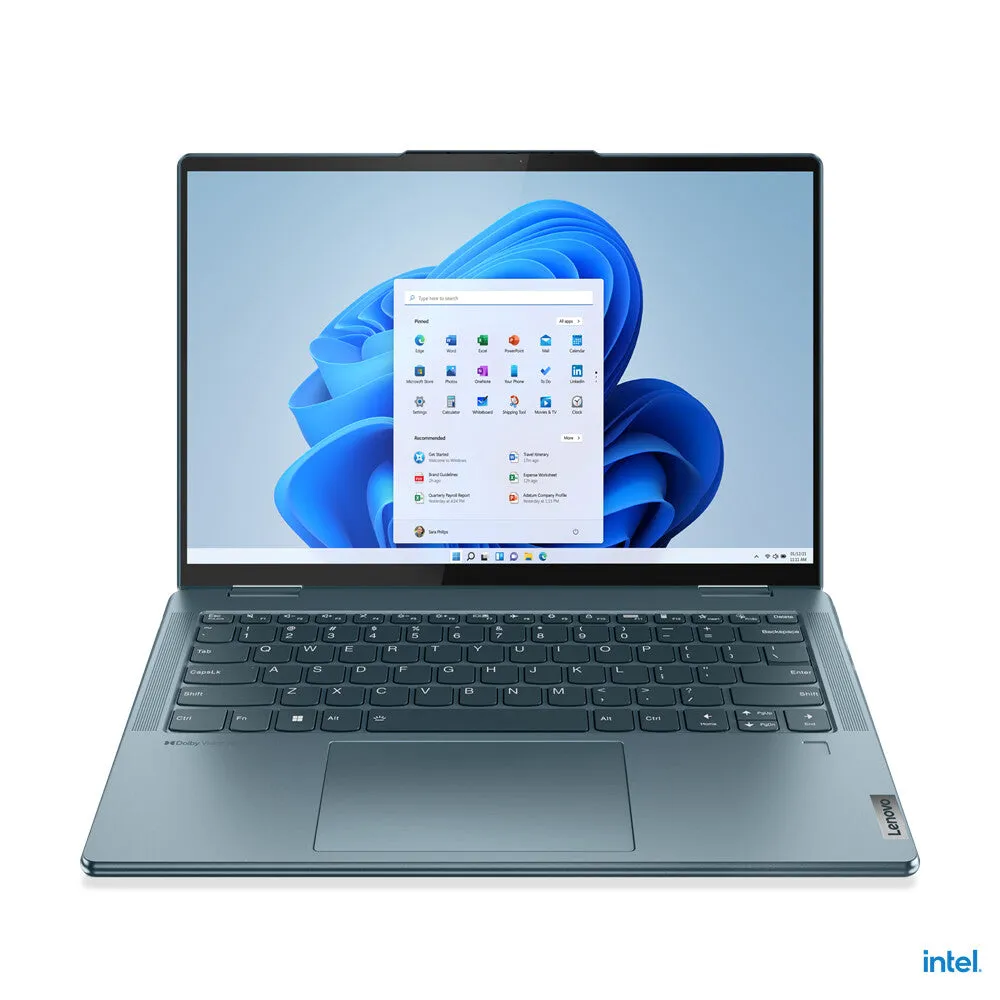 Lenovo Yoga 7 G7 14IAL7 14" 2-in-1 Laptop - Intel Core i5-1235U, 8GB RAM, 512GB SSD, Touchscreen, Windows 11 Home, Blue