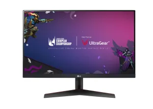 LG 24GN600-B 23.8" Full HD Gaming Monitor - 144Hz, 1ms, IPS, Black and Red