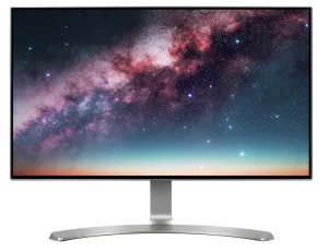 LG 24MP88HV 23.8" Full HD Monitor - 5ms, IPS, Speakers, Black, Silver, and White