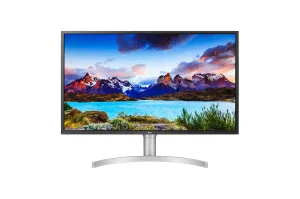 LG 32UL750 31.5" 4K Ultra HD Monitor - 60Hz, 4ms, VA, Radeon FreeSync, Height Adjustable, Speakers, White