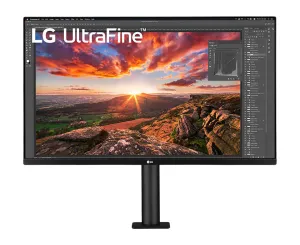 LG 32UN880-B 31.5" 4K Ultra HD Monitor - 60Hz, 5ms, IPS, Height Adjustable, Speakers, Black