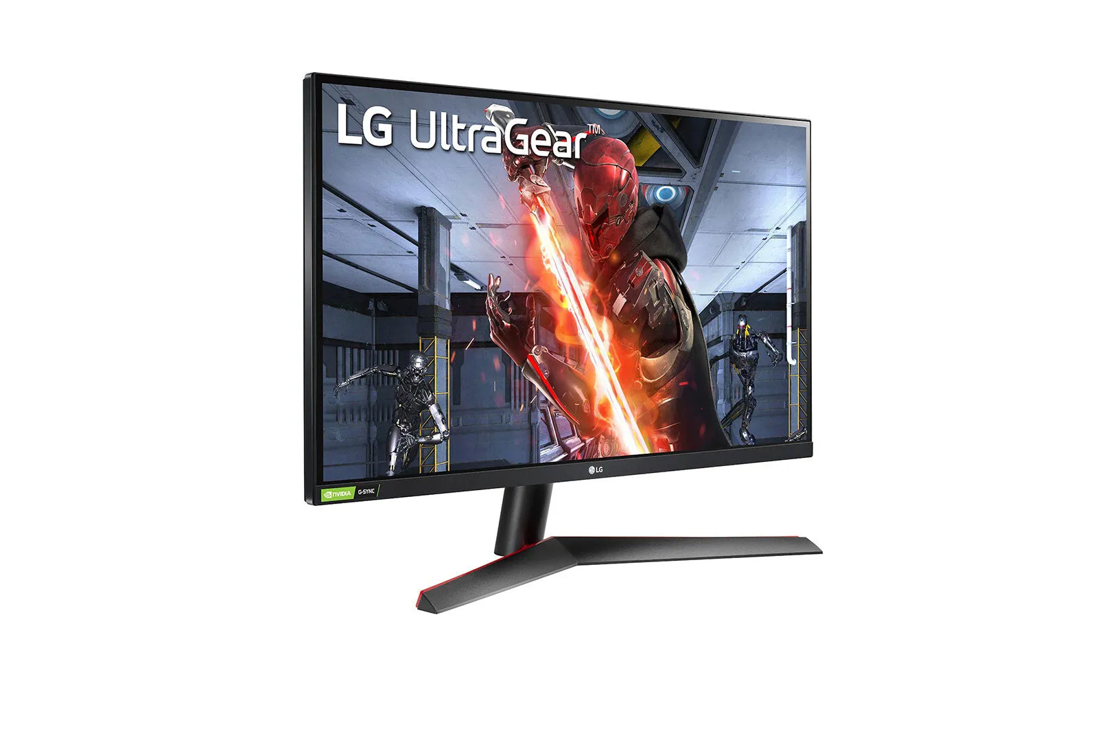LG UltraGear 27GN800-B 27" Quad HD Gaming Monitor - 165Hz, 1ms, IPS, NVIDIA G-SYNC, FreeSync Premium, Black and Red