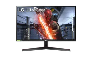 LG UltraGear 27GN800-B 27" Quad HD Gaming Monitor - 165Hz, 1ms, IPS, NVIDIA G-SYNC, FreeSync Premium, Black and Red