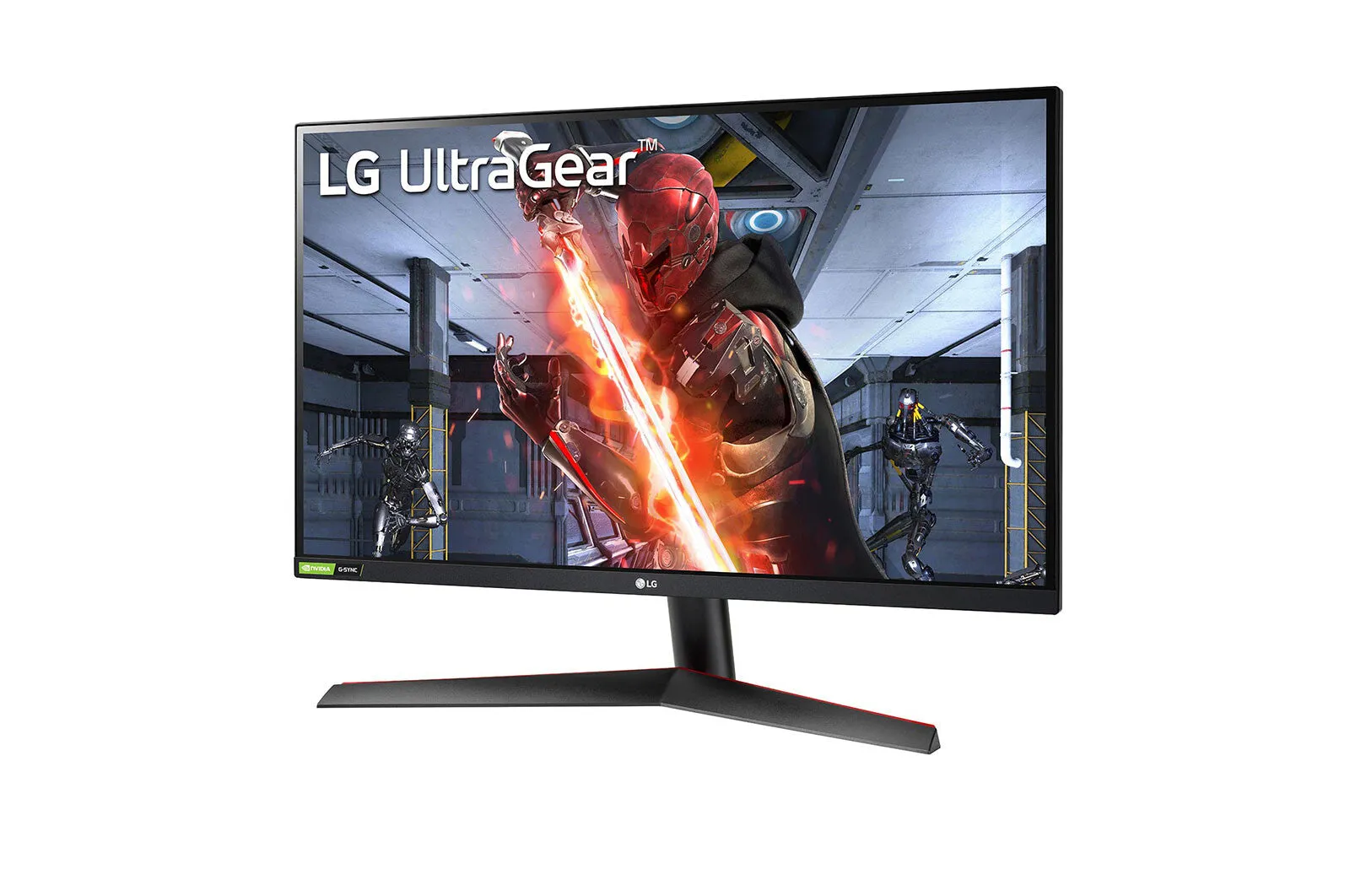 LG UltraGear 27GN800-B 27" Quad HD Gaming Monitor - 165Hz, 1ms, IPS, NVIDIA G-SYNC, FreeSync Premium, Black and Red