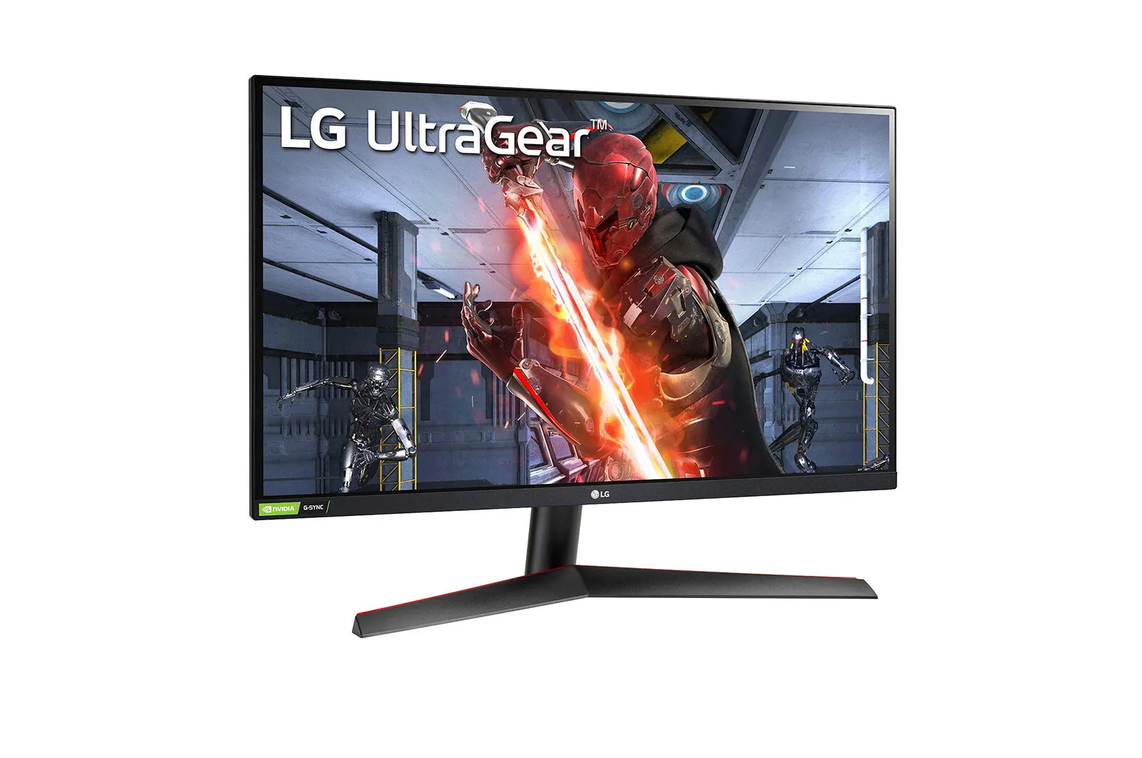 LG UltraGear 27GN800-B 27" Quad HD Gaming Monitor - 165Hz, 1ms, IPS, NVIDIA G-SYNC, FreeSync Premium, Black and Red